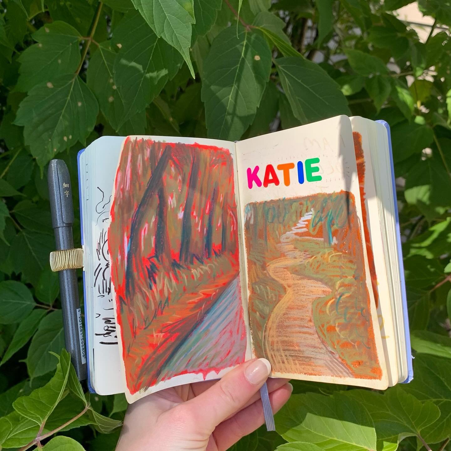 summertime w me &amp; my mini sketchbook