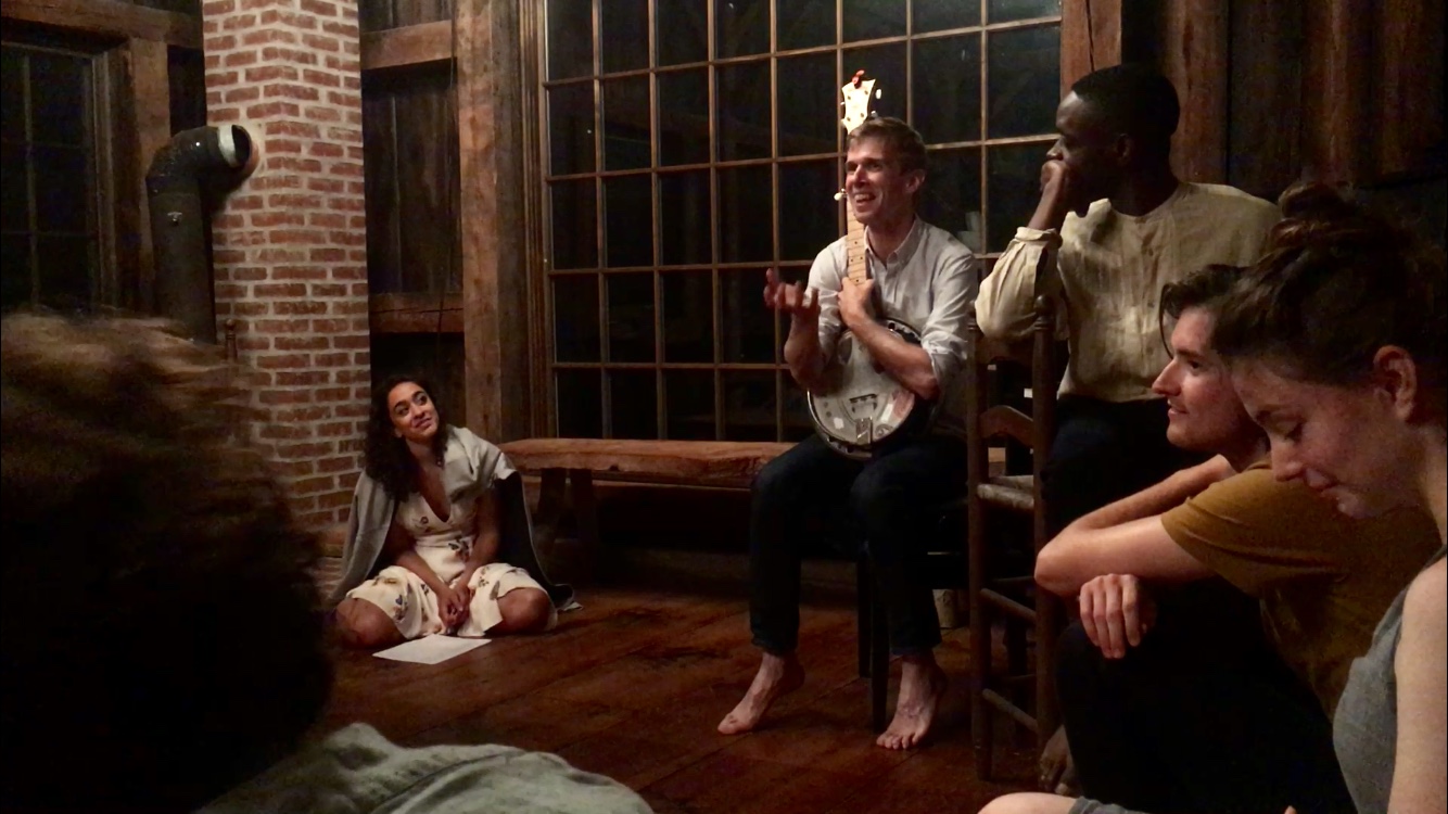 At the Barn at Bennett’s Bridge: Lauren Annunziata, Nate Weida, Ronald Peet, Bailey Edwards, Mia Hull