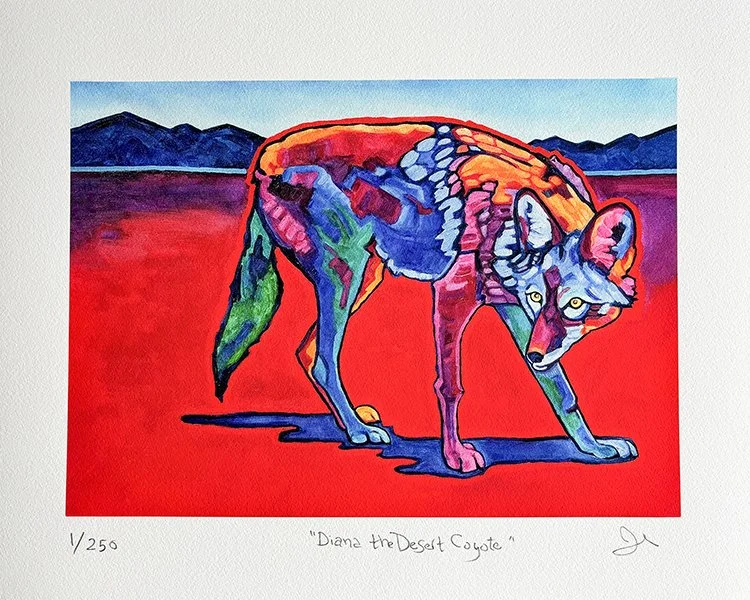 Fine Art Print- Diana the Desert Coyote