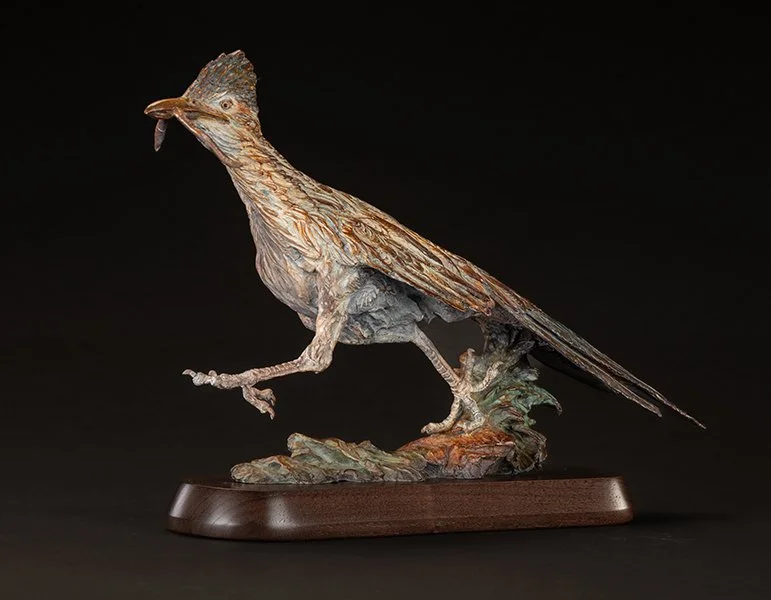 Ken-Rowe-Bronze-Roadrunner-Early Bird-Left side View 2.jpg