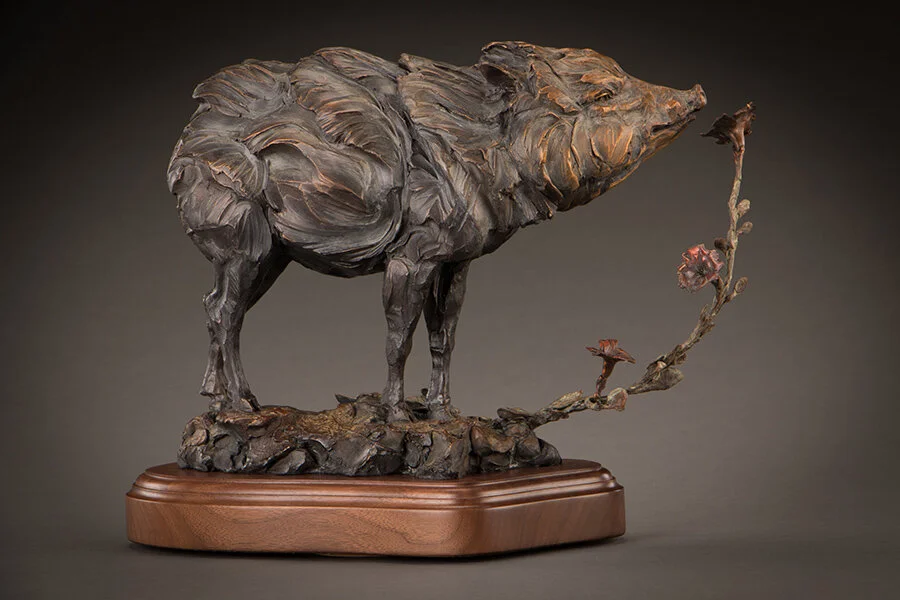 Ken-Rowe-Bronze-Sculpture-Pecurry-Petunia-Right.jpg