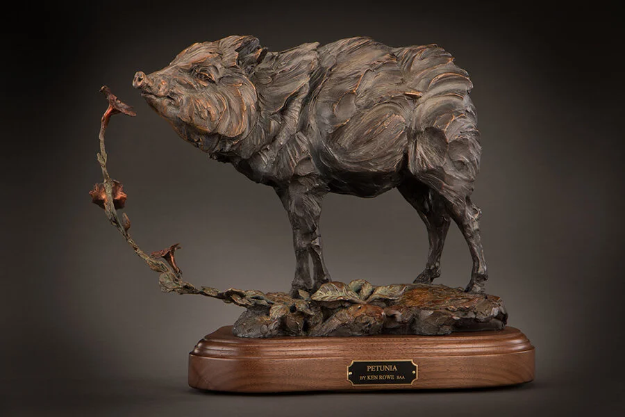 Ken-Rowe-Bronze-Sculpture-Pecurry-Petunia-Left.jpg