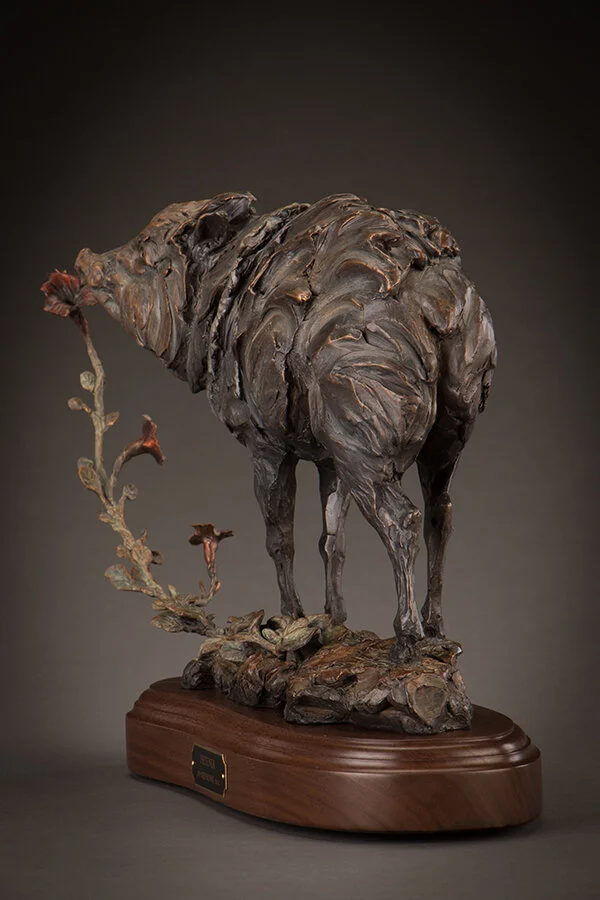 Ken-Rowe-Bronze-Sculpture-Pecurry-Petunia-Back.jpg