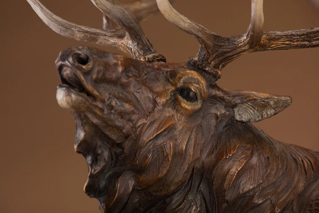 Ken-Rowe-Bronze-Sculpture-Elk_Answering the Challenge_Head Detail_-13.jpg