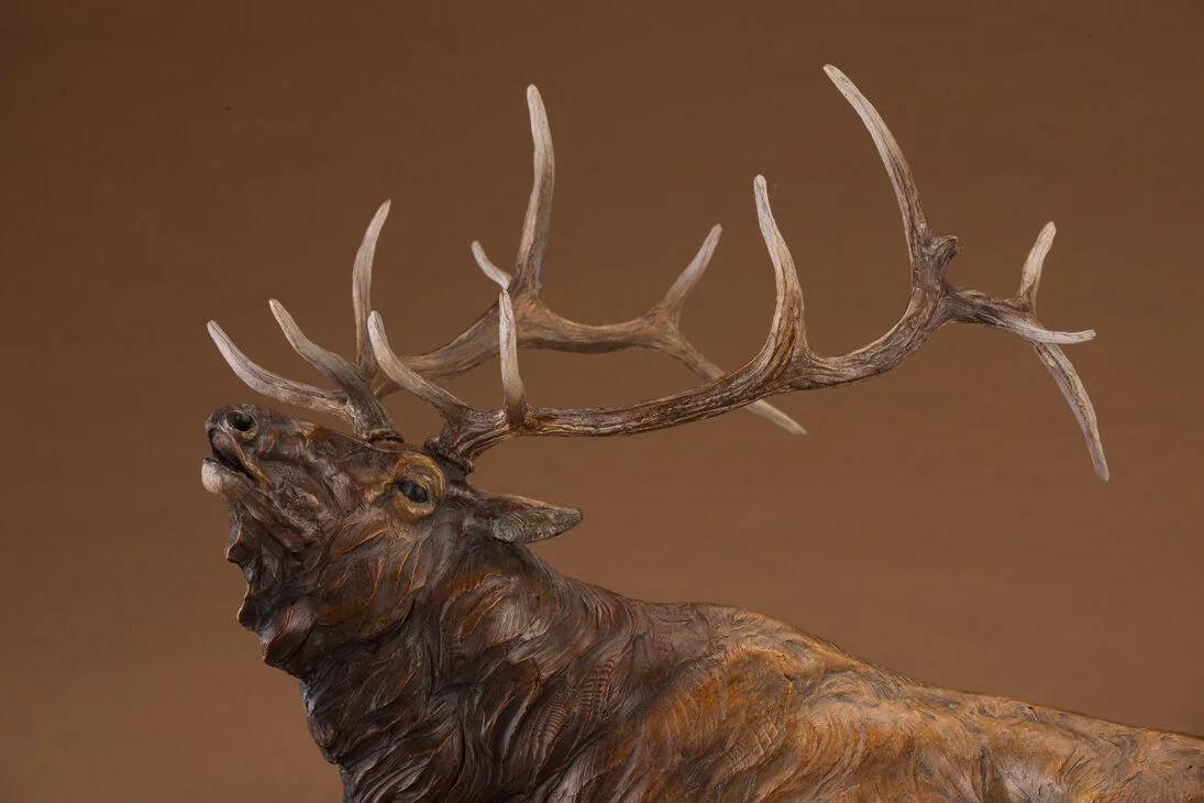 Ken-Rowe-Bronze-Sculpture-Elk_Answering the Challenge_Head Neck Detail_-11.jpg