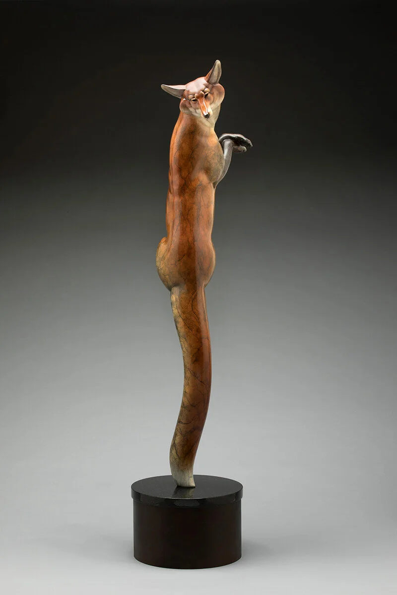 Joshua-Tobey-Bronze-Sculpture-Fox-Jpy-of-Life-Front.jpg