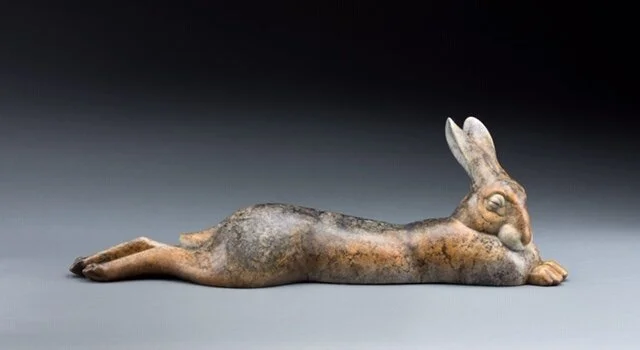 Joshua-Tobey-Bronze-Sculpture-Rabbit-Lazy-Days-Left.JPG