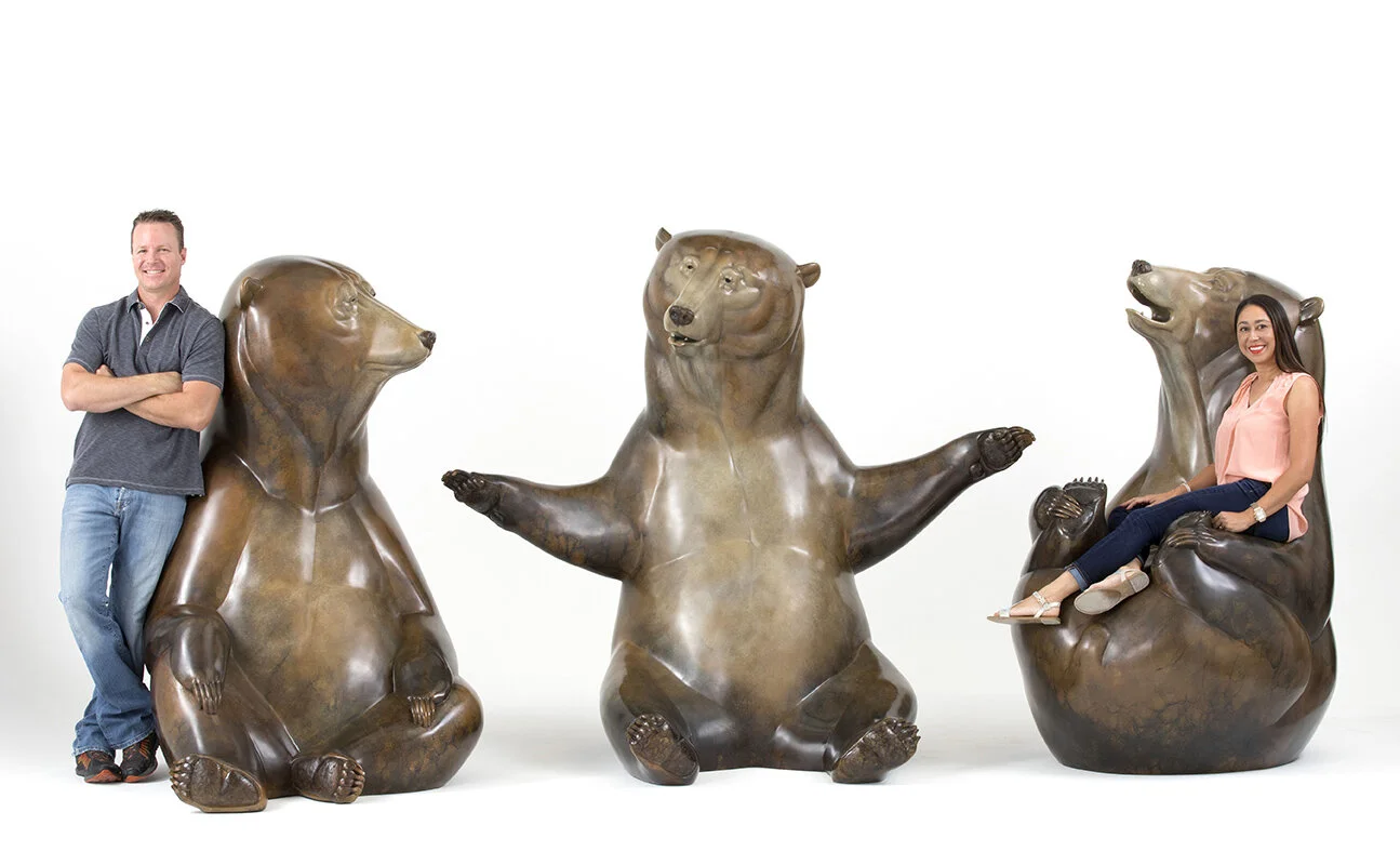 Joshua-Tobey-Bronze-Sculpture-Bear-The-Conspirators-with-Jojo-and-Josh-3.jpg