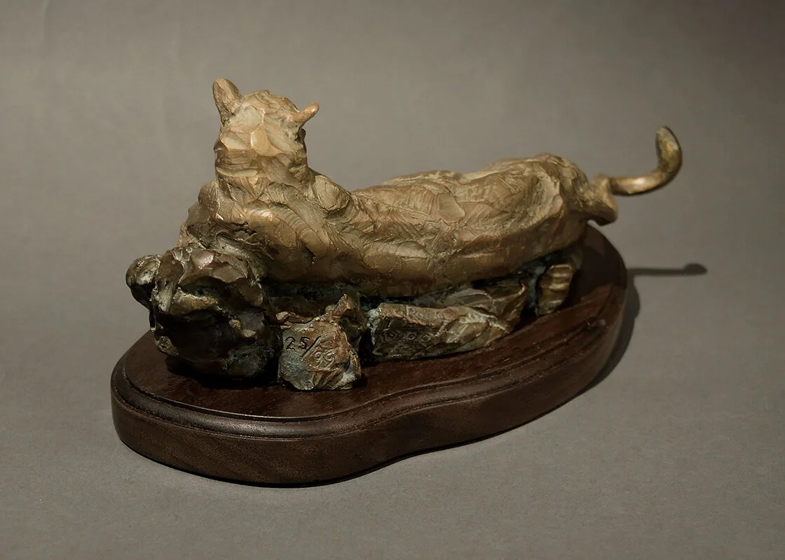 Ken-Rowe-Bronze-Sculpture-Mountain-Lion-Vantage-Point-Maquette-Back.jpg