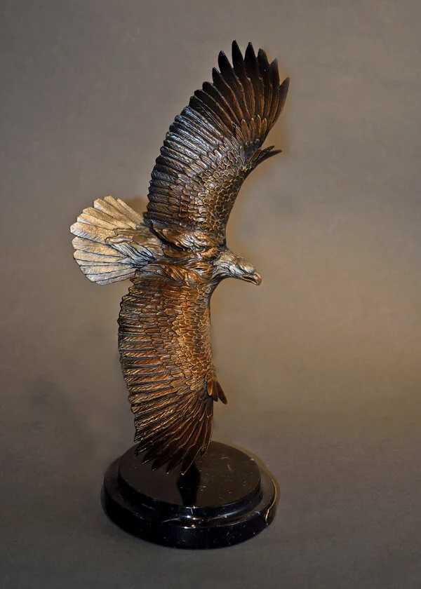 Ken-Rowe-Bronze-Sculpture-Eagle-Belongs-To-The-Wind-Front-View.jpg