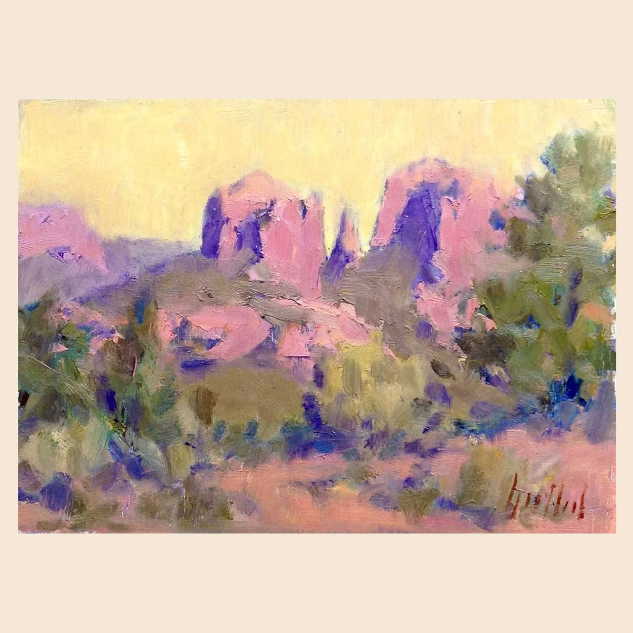 Cathedral Mountain Impression