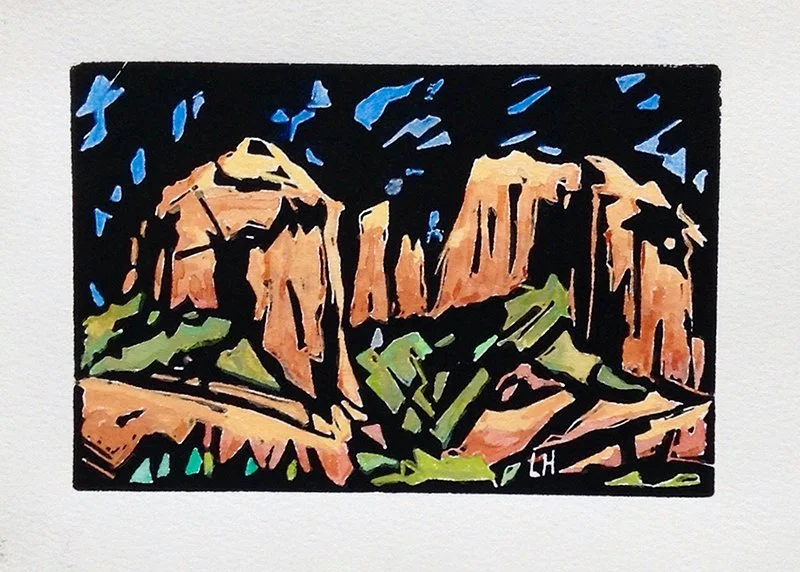 Monsoon Over Cathedral Rock