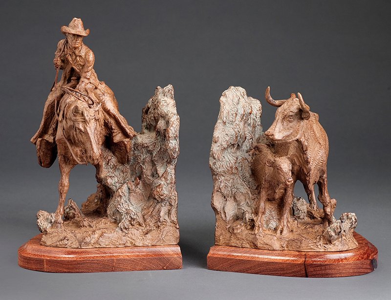 Brush Country Bookends