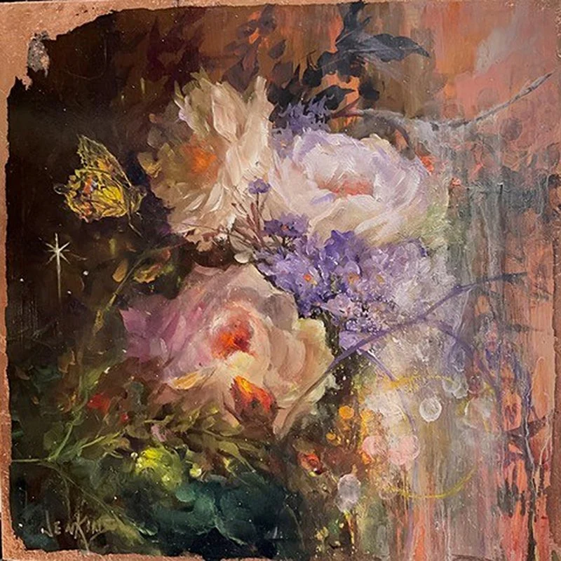Roses With Butterfly