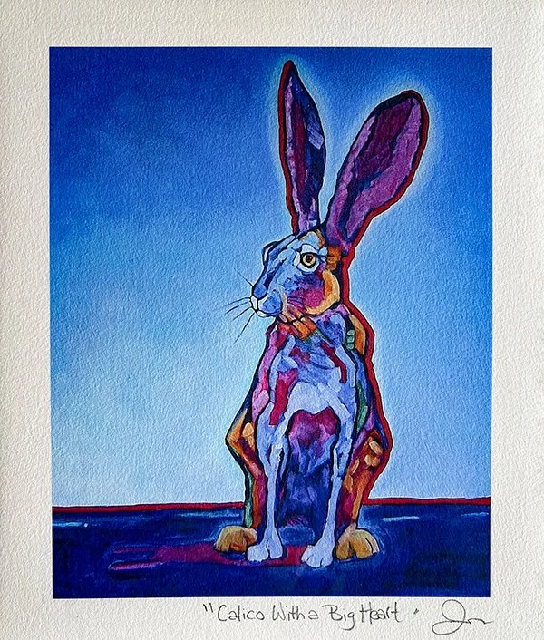 Fine Art Print- Calico with a Big Heart