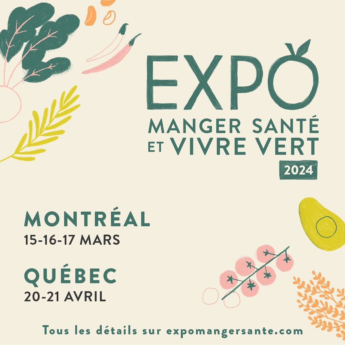 🌿🎟️CONCOURS &mdash; Gagne ta paire de billet pour @expomangersante - Ayant pour mission de promouvoir l&rsquo;alimentation saine, l&rsquo;&eacute;cologie et la sant&eacute; globale, @expomangersante est un incontournable! Au programme: plus de 300 