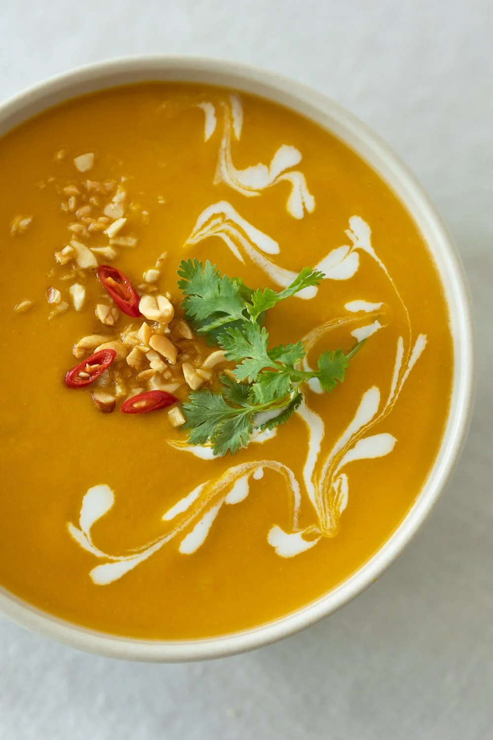 Potage de courge à la thaïlandaise