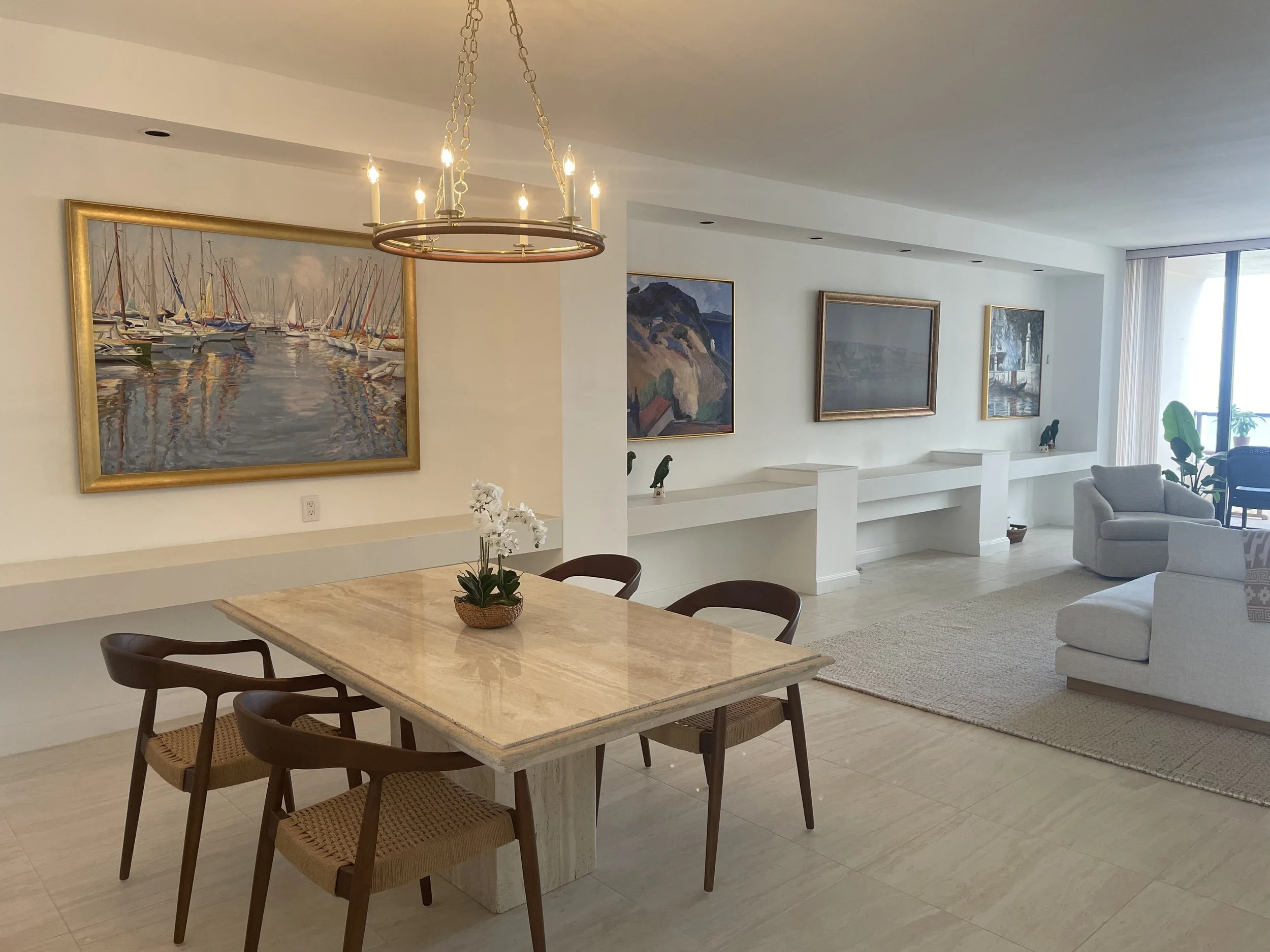 Curated Art for Oceanfront Property