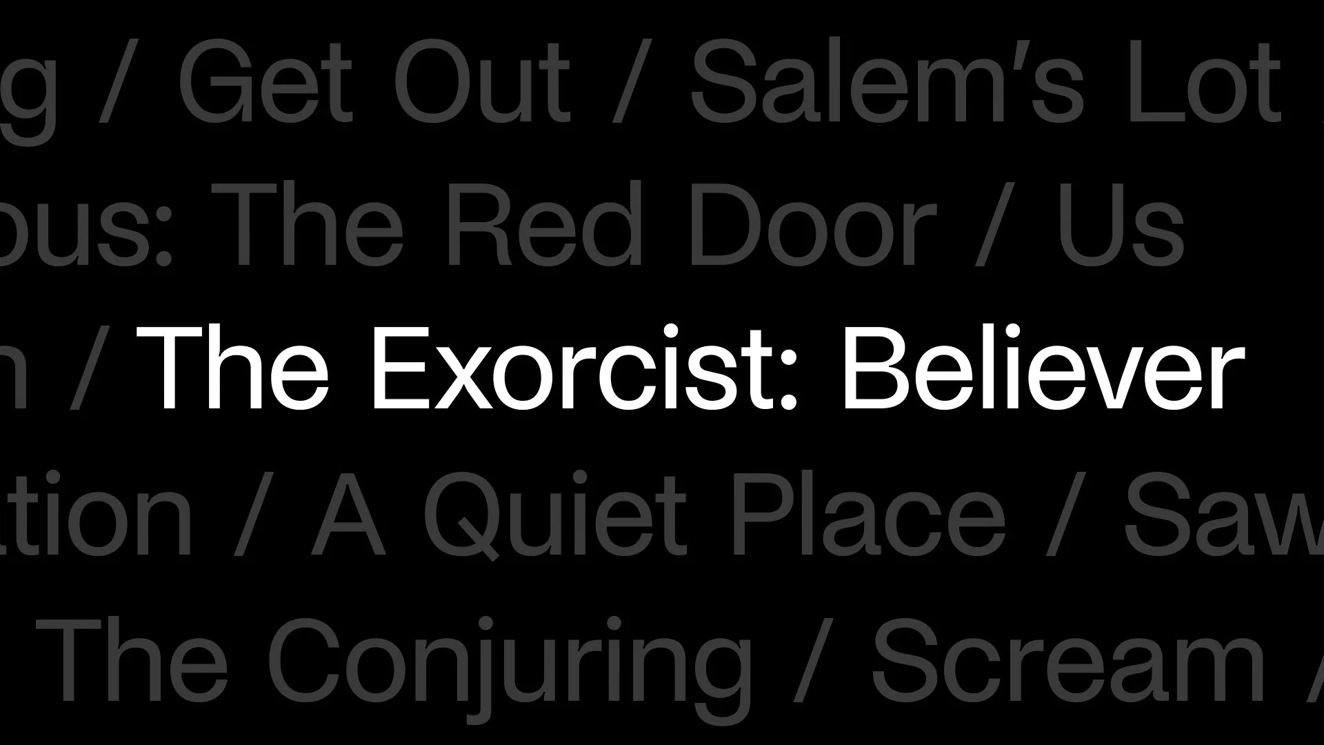 Halloween Movies Collection  |  Horror Sounds Like