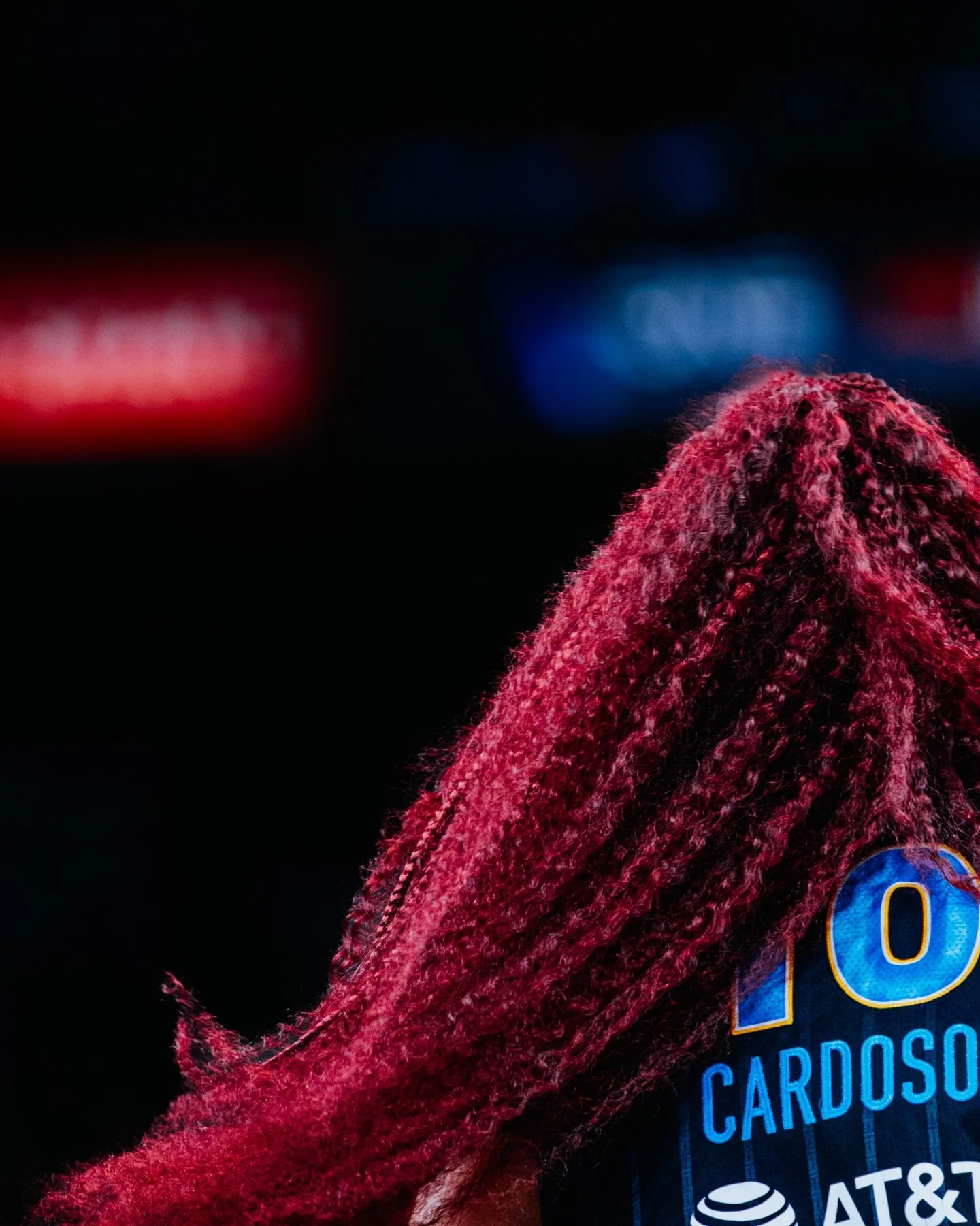 Kamilla Cardoso&rsquo;s fire red hair, up close 📸❤️&zwj;🔥