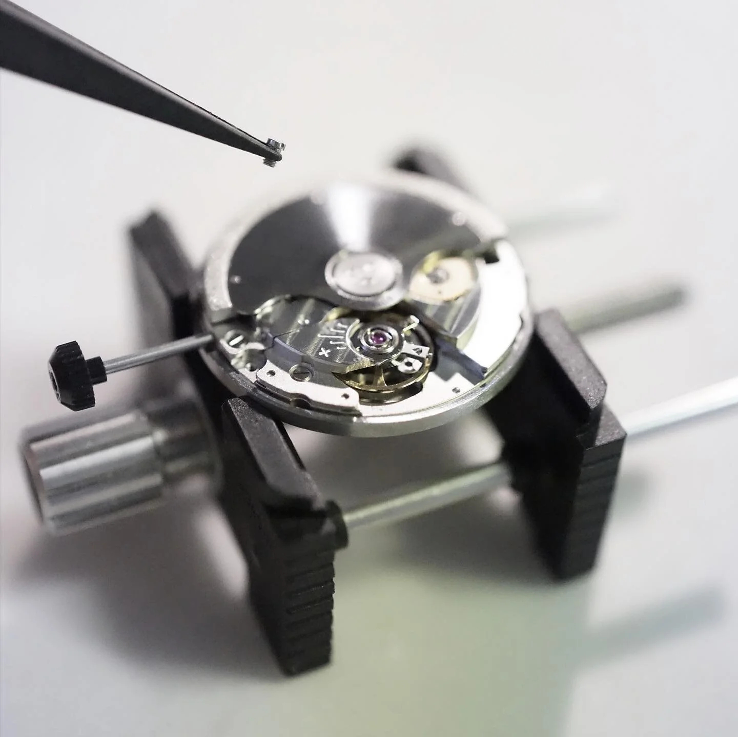 Designed just for one person.

A Japanese automatic is fixed to a watch dial with small screws. 

Each component plays a critical part.

This watch, is the only watch made. 

#provenancebypaceracer 
#automaticmechanicalwatch
#mechanicalwatch