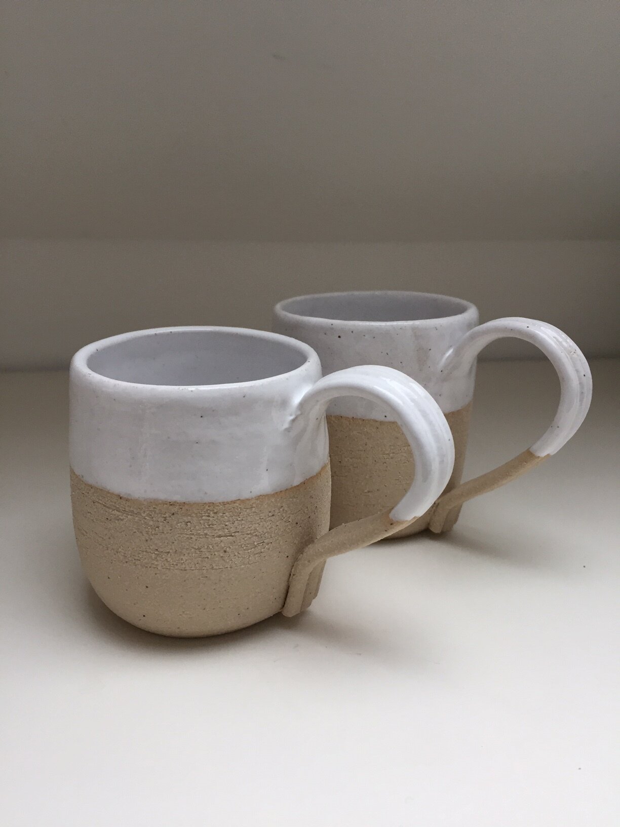 Pair of Rustic Expresso Mugs