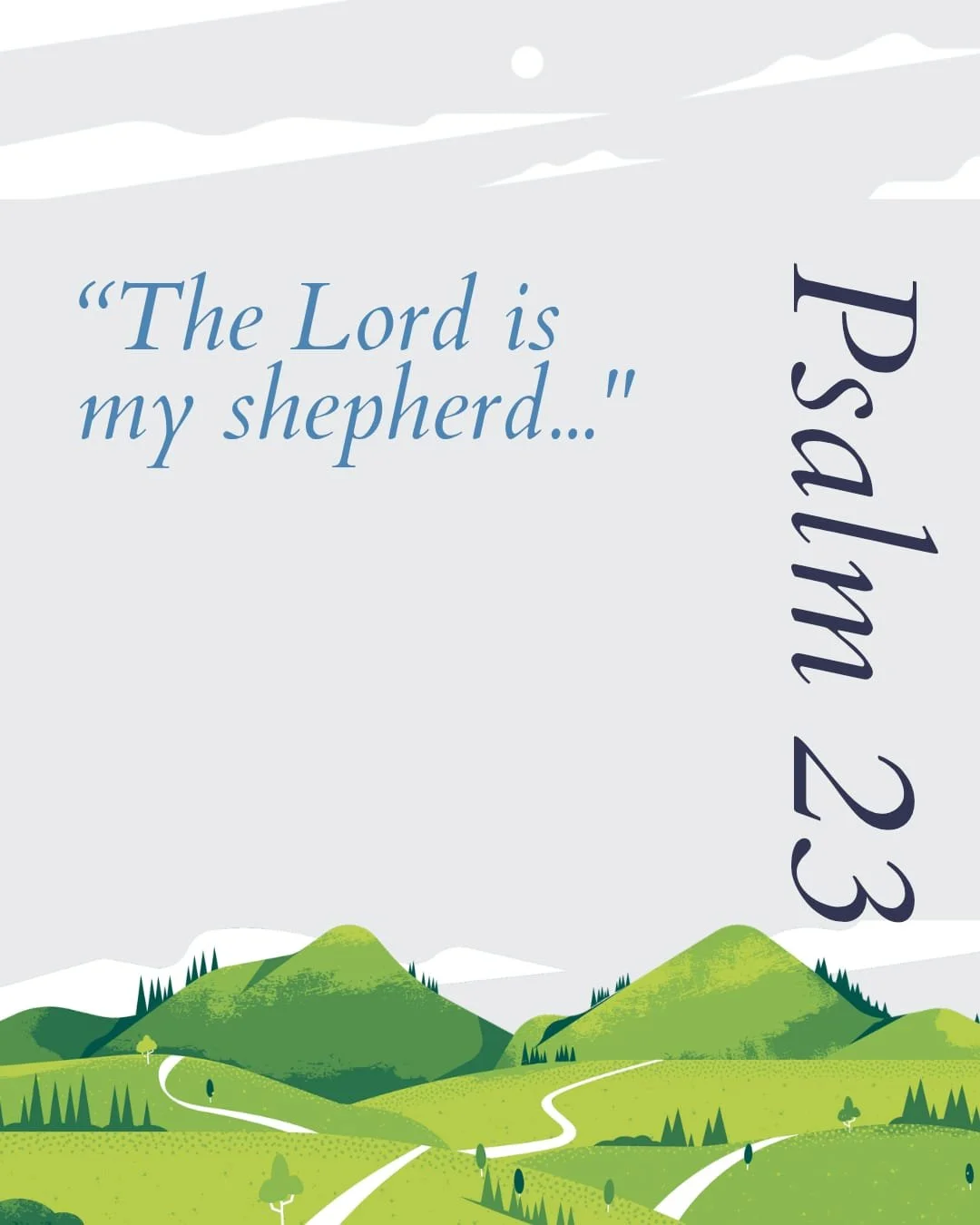 Psalm 23:1-3