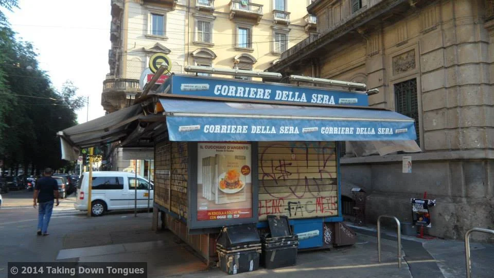 Grab a newspaper, Milan is the home to the famous Corriere della&nbsp;Sera. This newspaper is a great resource for learning Italian.