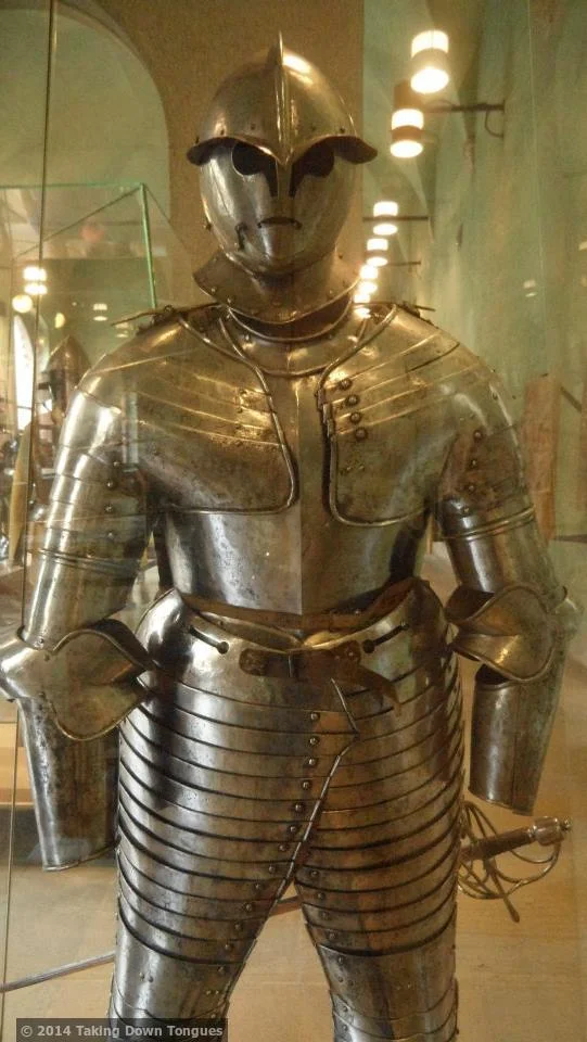 Medieval alien suit