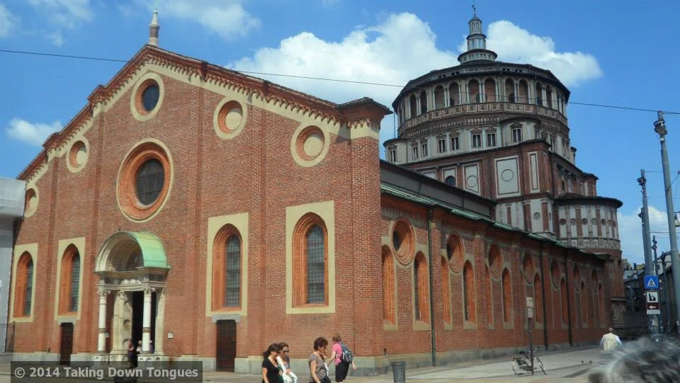 Santa Maria delle Grazie where if you’re luckier than I, you’ll get to see Il Cenacolo&nbsp;‘The Last Supper.’