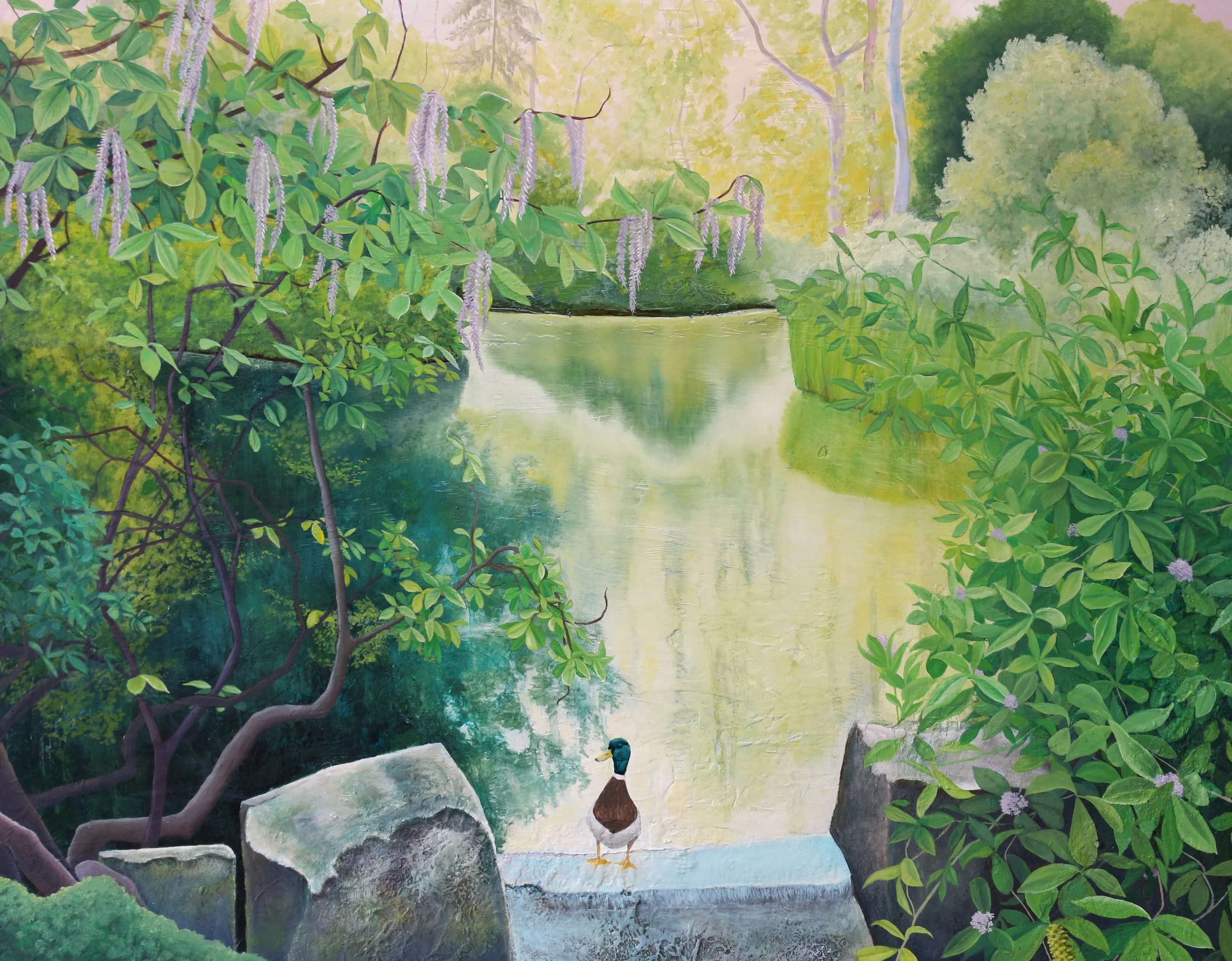 'Serenity' Mixed Media on Panel  (77cm x 61cm) £550.JPG