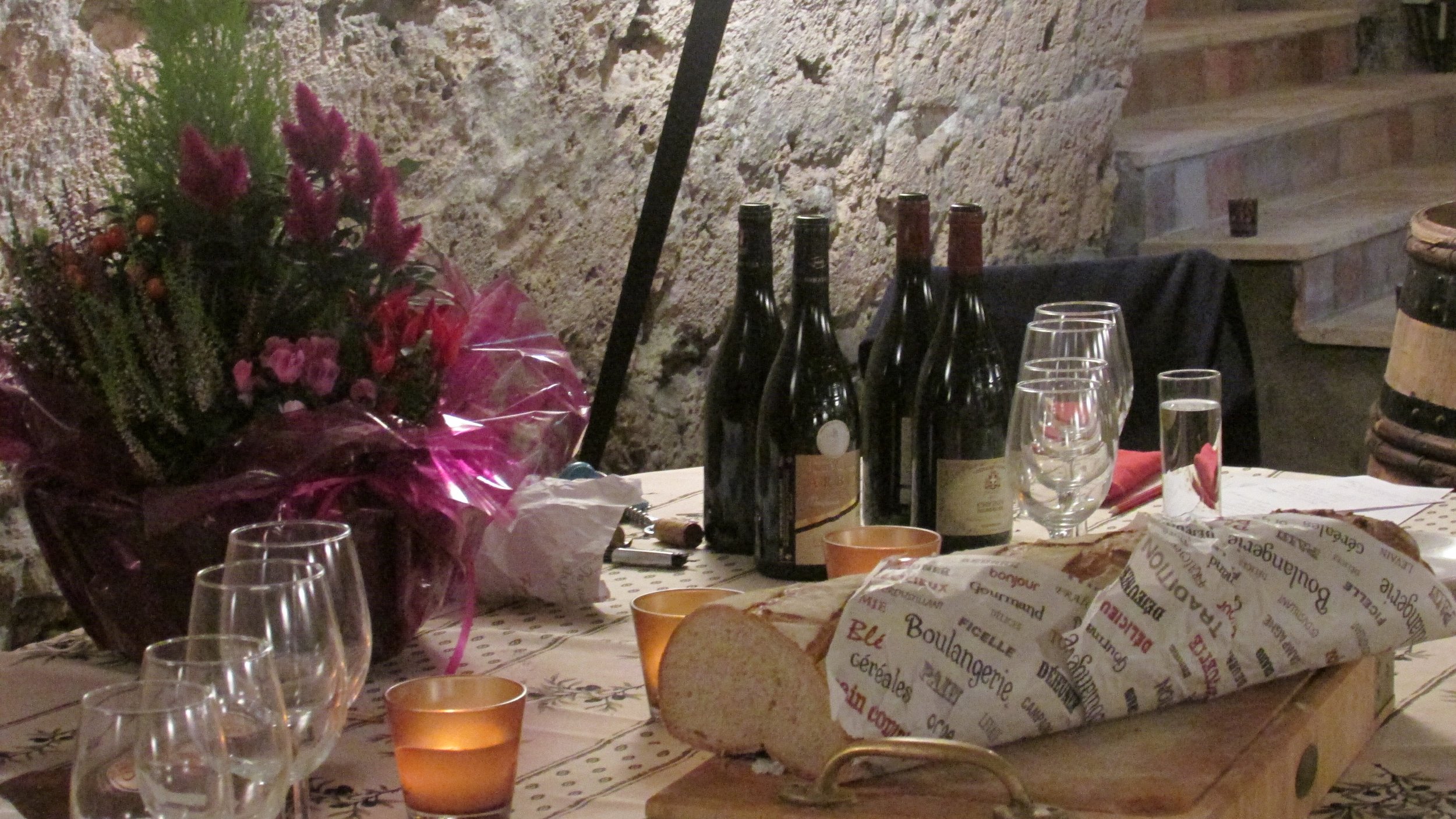 Cheese Class in wine cellar.JPG