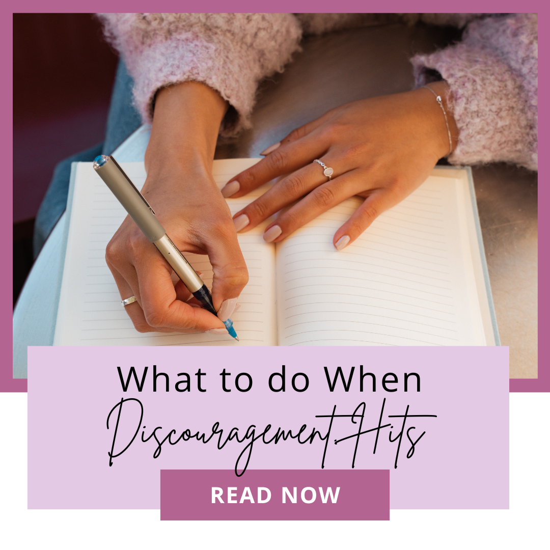 What to Do When Discouragement Hits and You Can't Shake It 