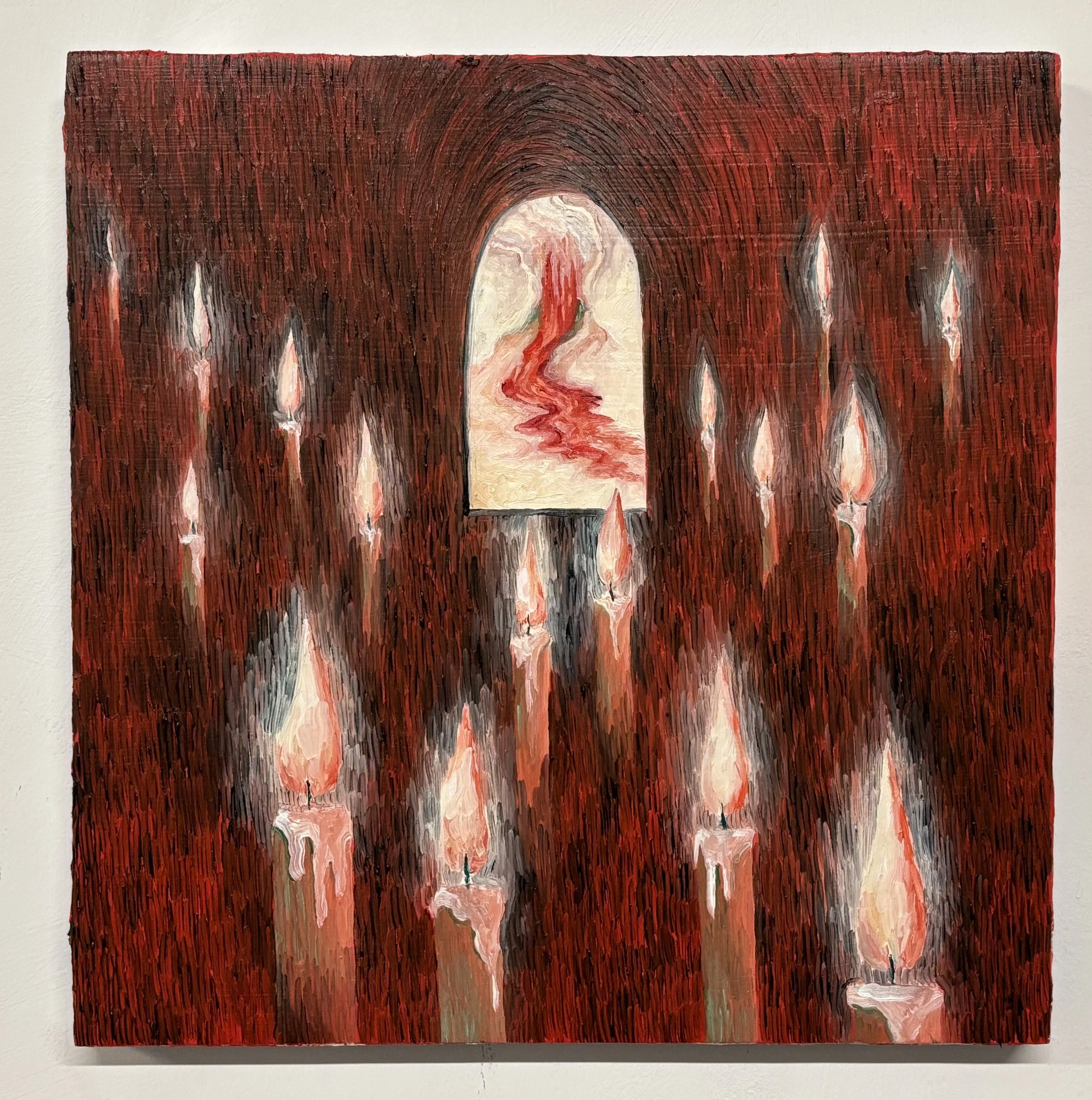   VINCENT STRACQUADANIO   Oil on panel  12 × 12 inches   $1,800  