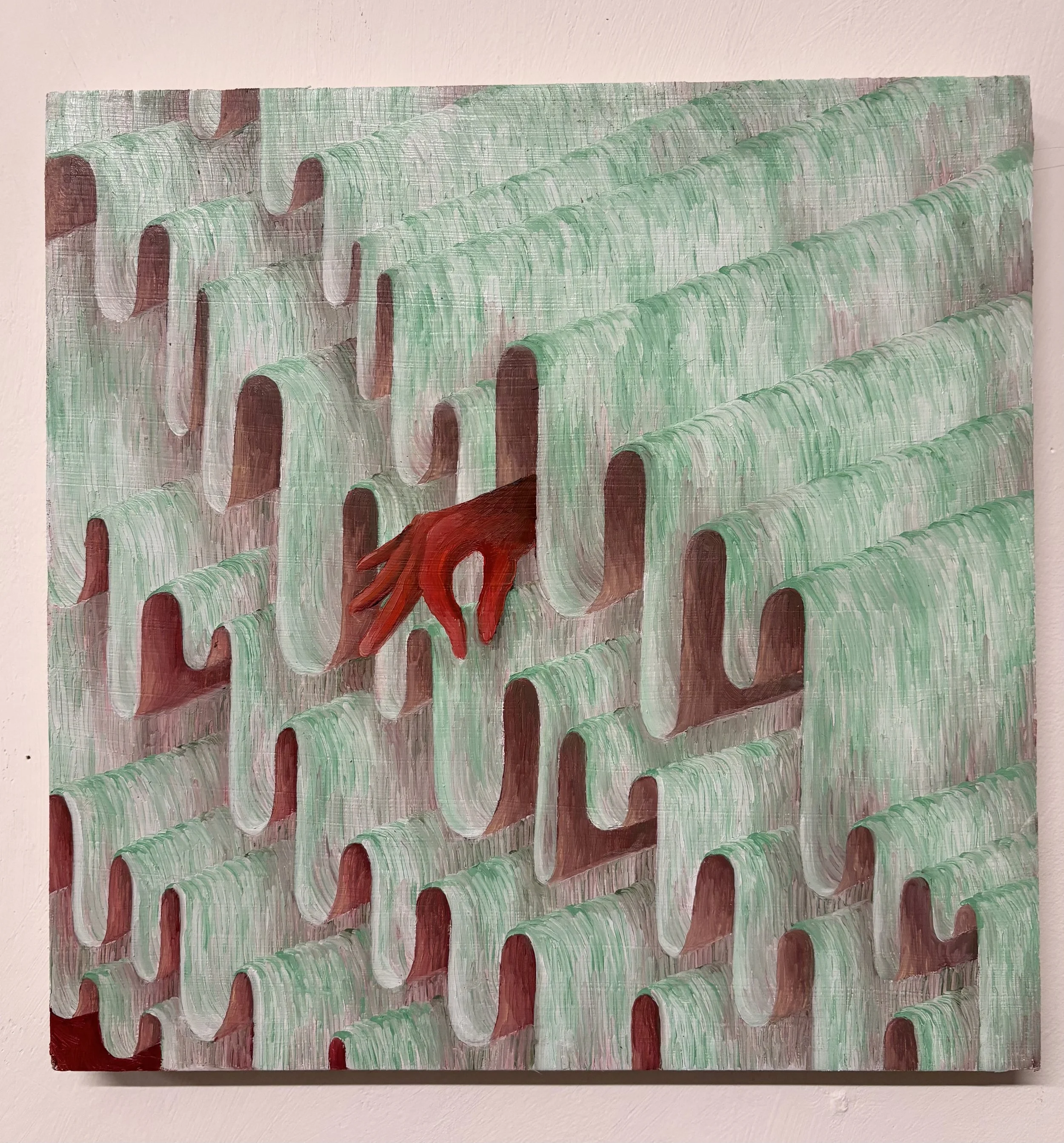   VINCENT STRACQUADANIO   Oil on panel  12 × 12 inches   $1,800  