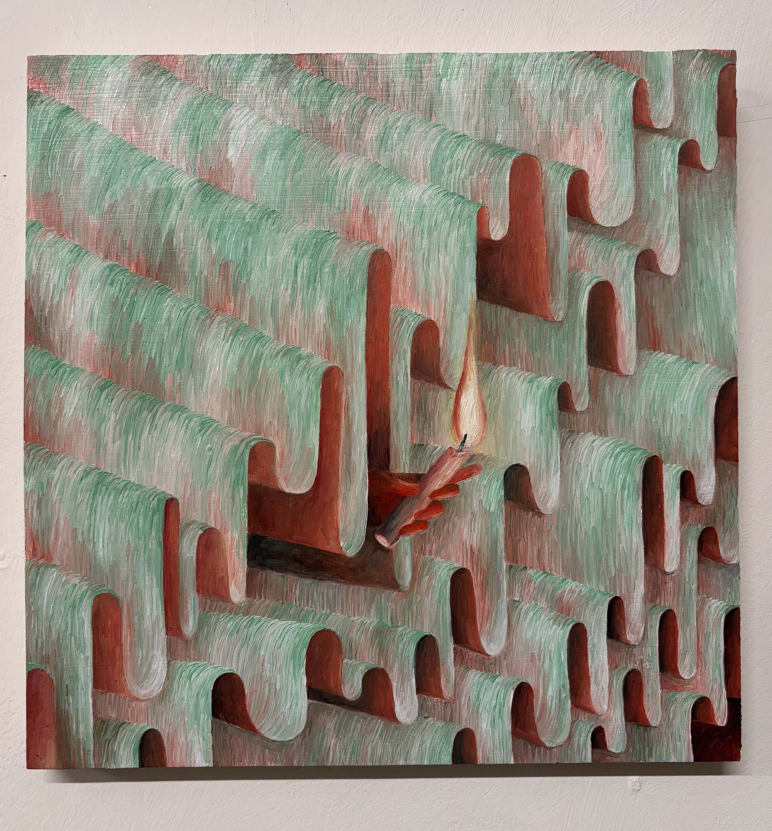   VINCENT STRACQUADANIO   Oil on panel  12 × 12 inches   $1,800  