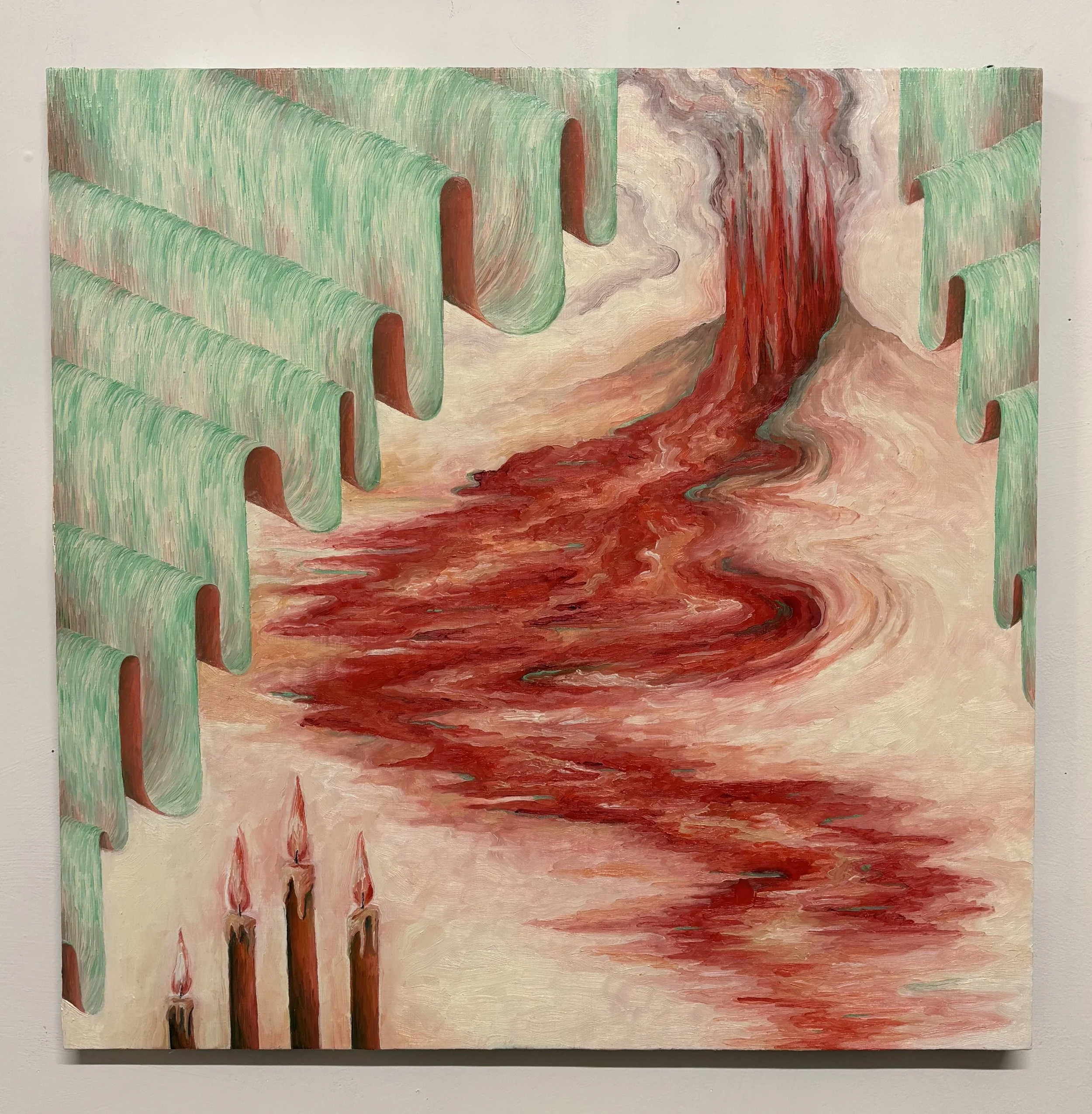   VINCENT STRACQUADANIO   Oil on panel  24 × 24 inches   $3,600  