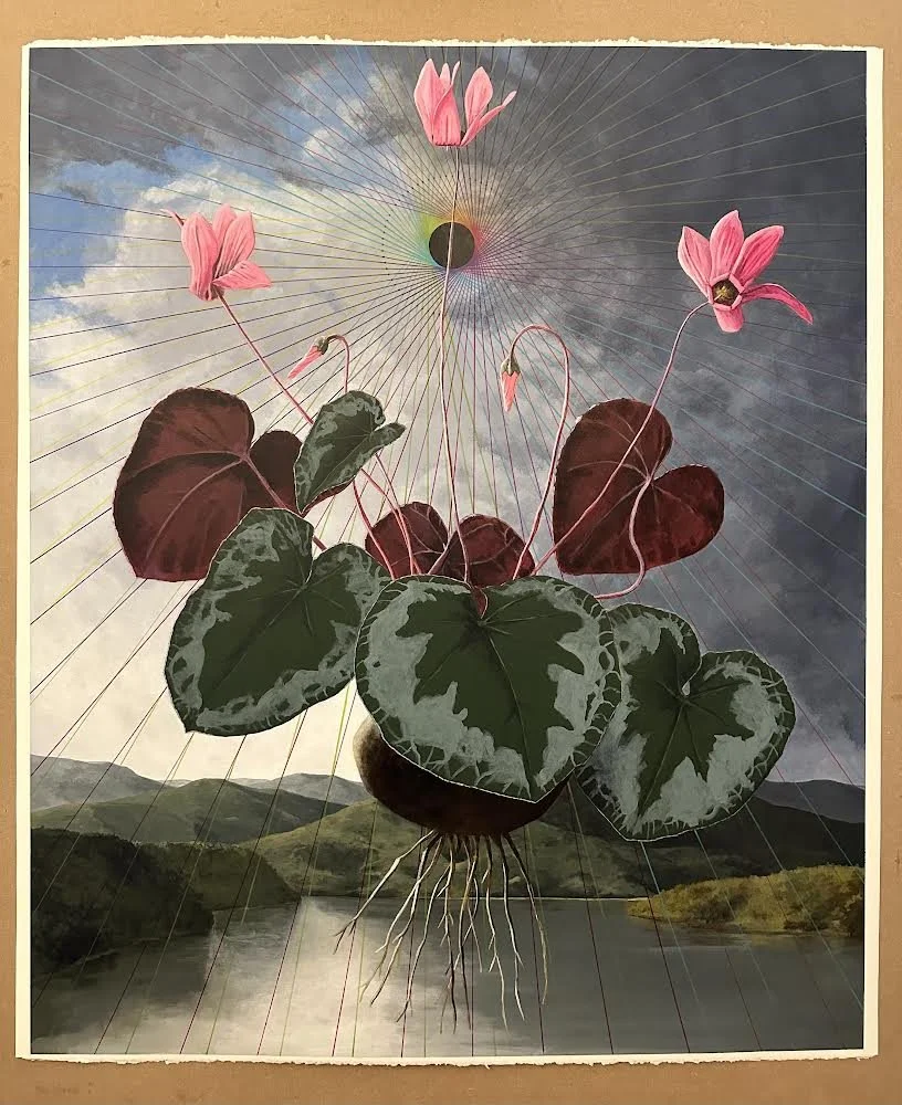   PEARL COWAN    Radiant Void (2342)   Acrylic on paper  42 x 35 inches   $4,400  