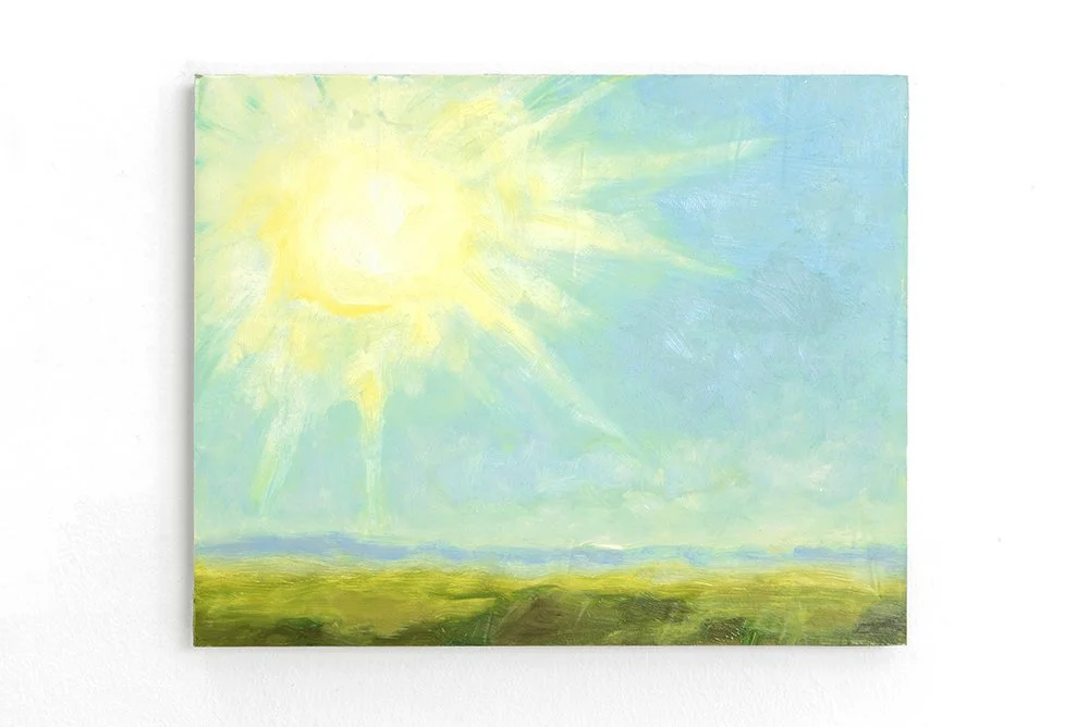   TAVIN DAVIS    Day Unknown    Self Portrait   Oil on panel  8 x 10 inches   $2,000  