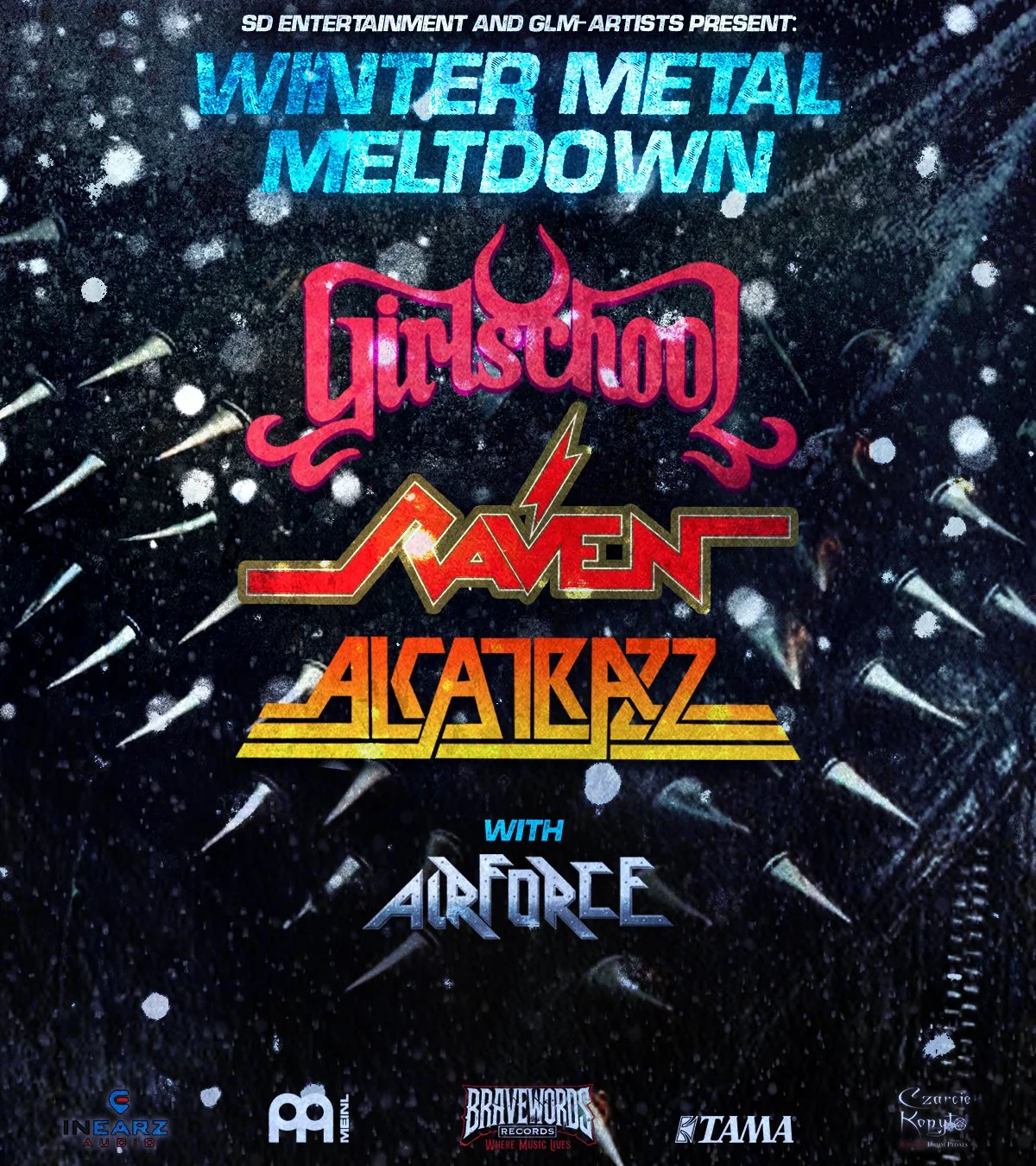 Girlschool / Raven / Alcatrazz / Airforce
