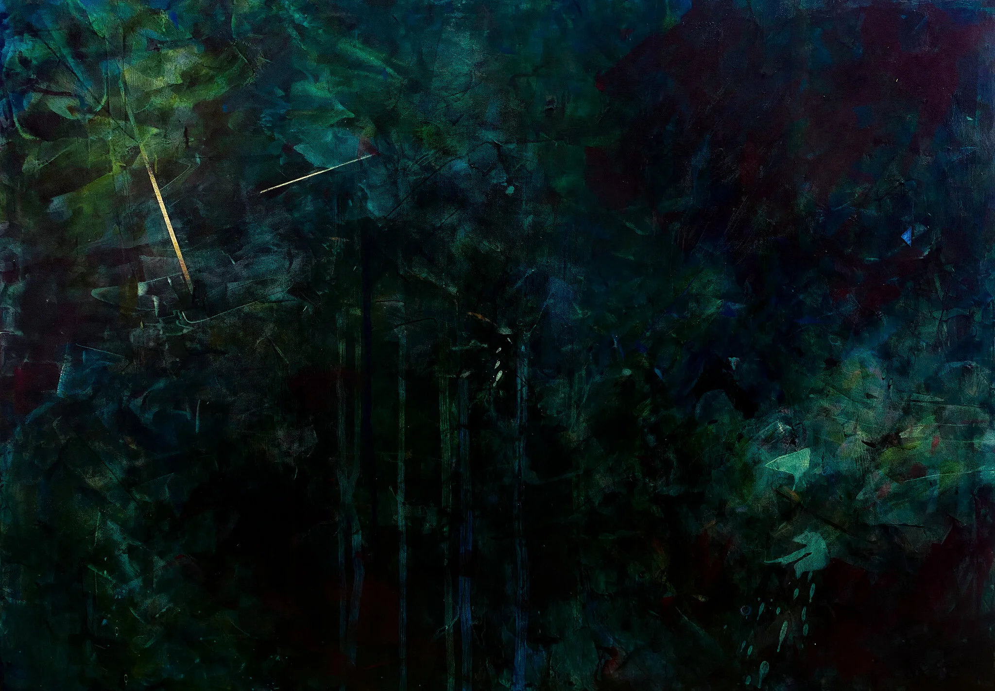 Great silence | acrylic on canvas | 36" x 48" x 1.5" | 2020 | in private collection