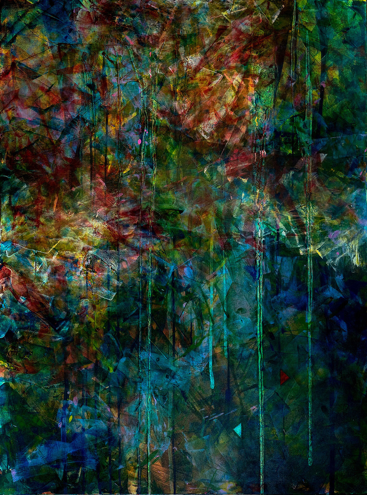 Life in Ruins| acrylic on canvas | 36" x 48" x 1.5" | 2020 | in private collection