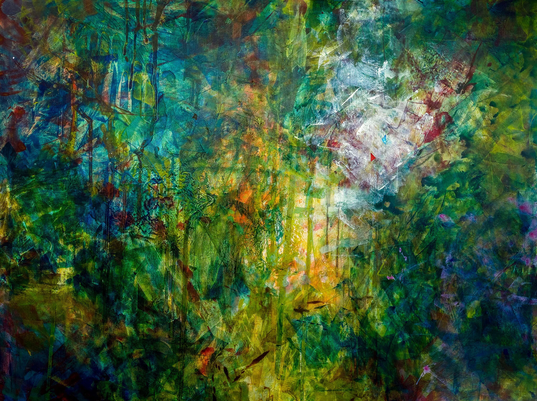 Precarious Life | acrylic on canvas | 36" x 48" x 1.5" | 2020 | in studio
