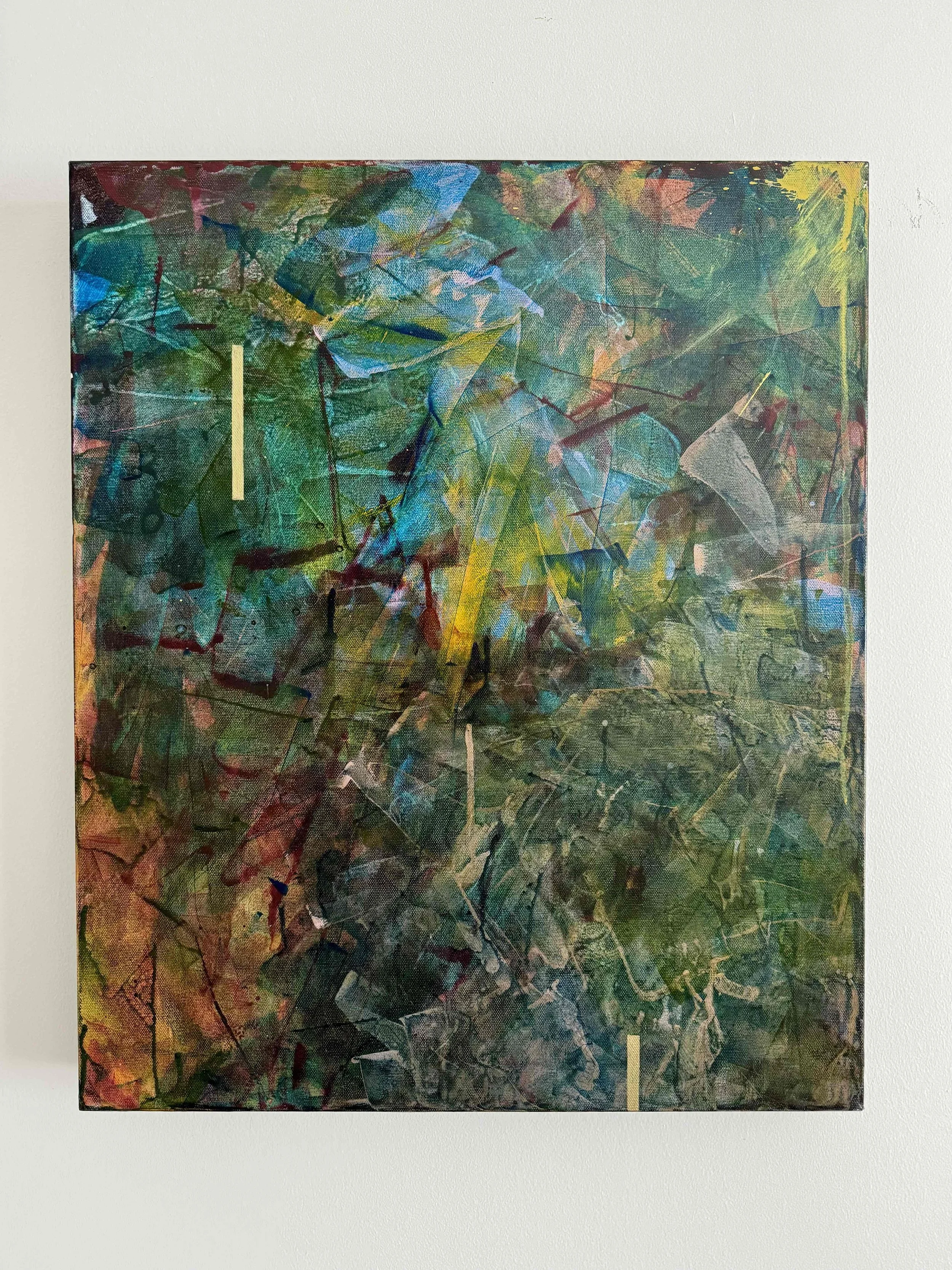 Without the stars, there would be no religion I | acrylic on canvas | 18" x 24" x 1.5" | 2021 | in studio