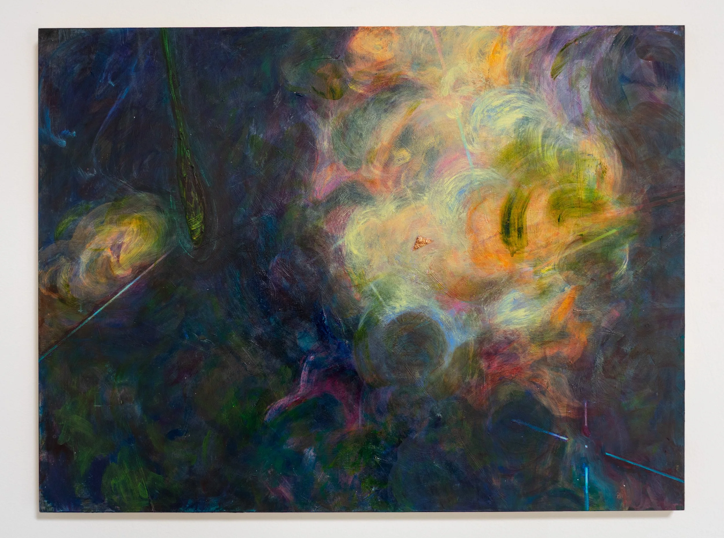 Verdant Muse | 18inx24in | acrylic on gessobord | 2026