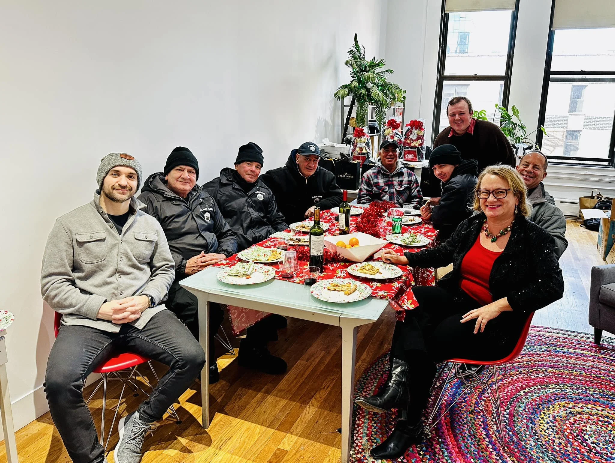 A well-deserved holiday celebration for the NoHo Ambassador team.