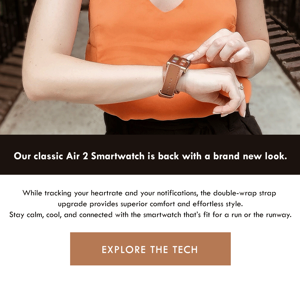 Work Out. Work It. - iTouch Wearables Email Ad
