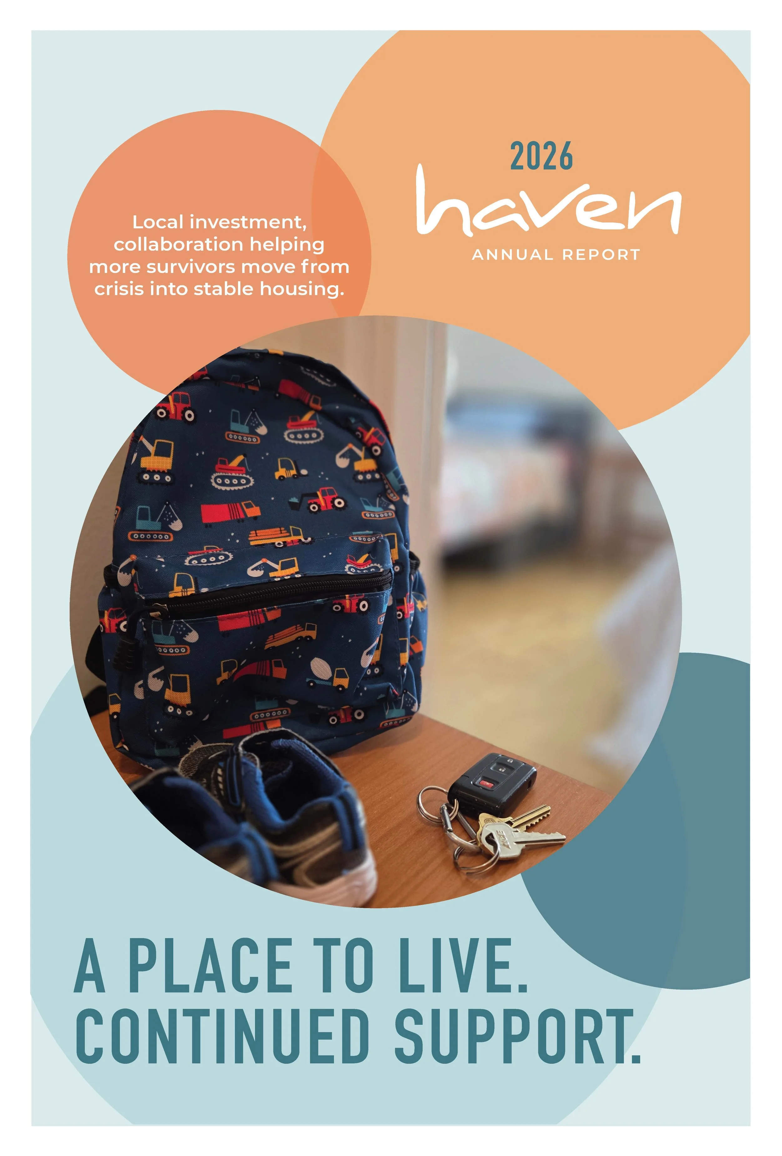 A place to live. Continued support. Read our 2026 annual report! 