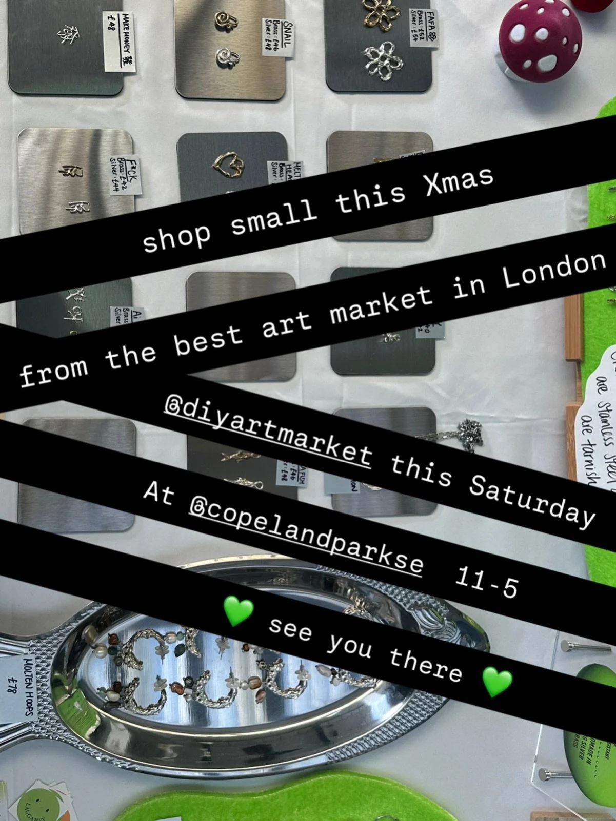 This Saturday @diyartmarket see you there 💚