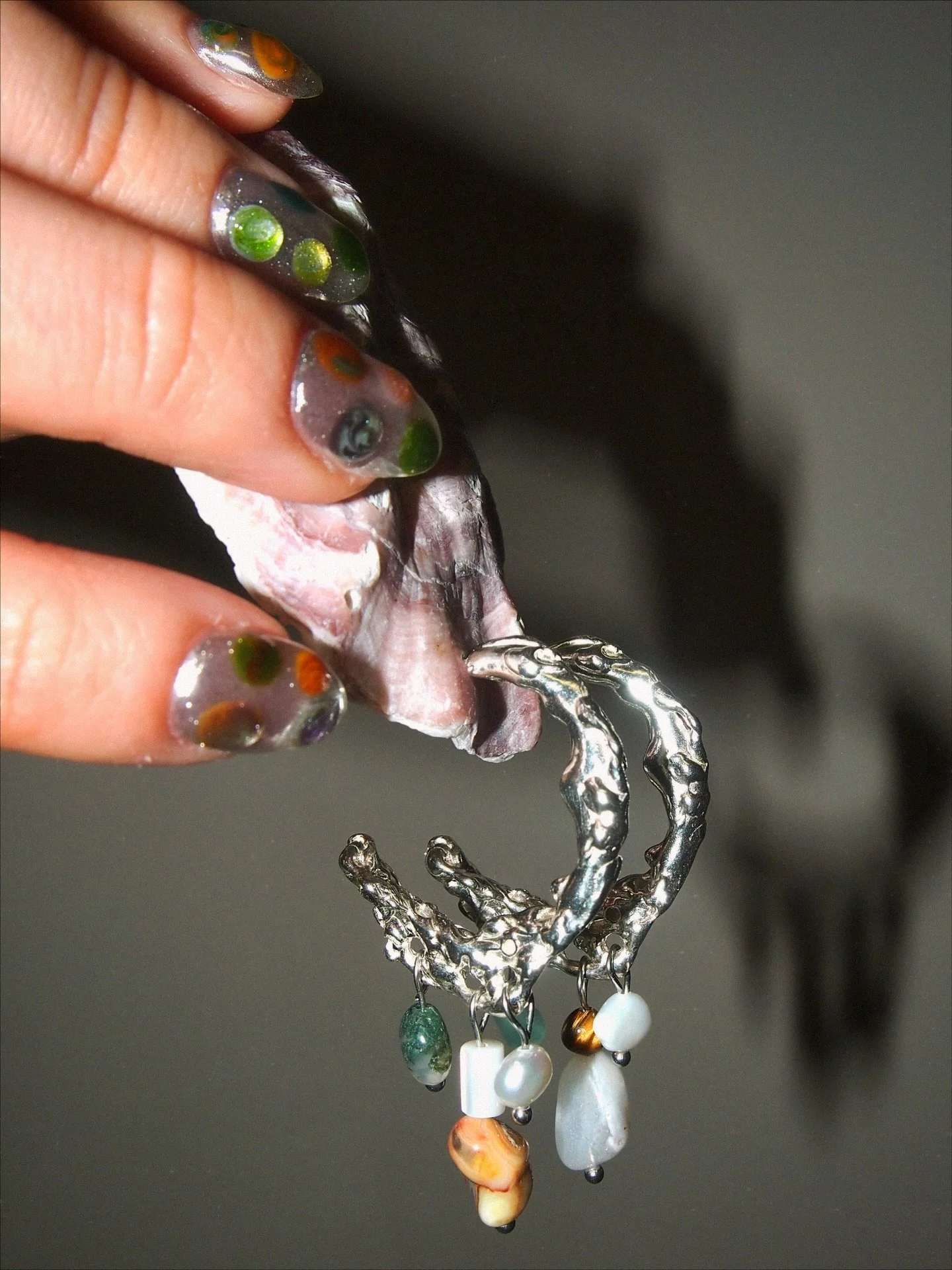 Pebble Molten Hoop in recycled sterling silver 🐚Limited stock online! Restock coming to @diyartmarket 13th Dec.